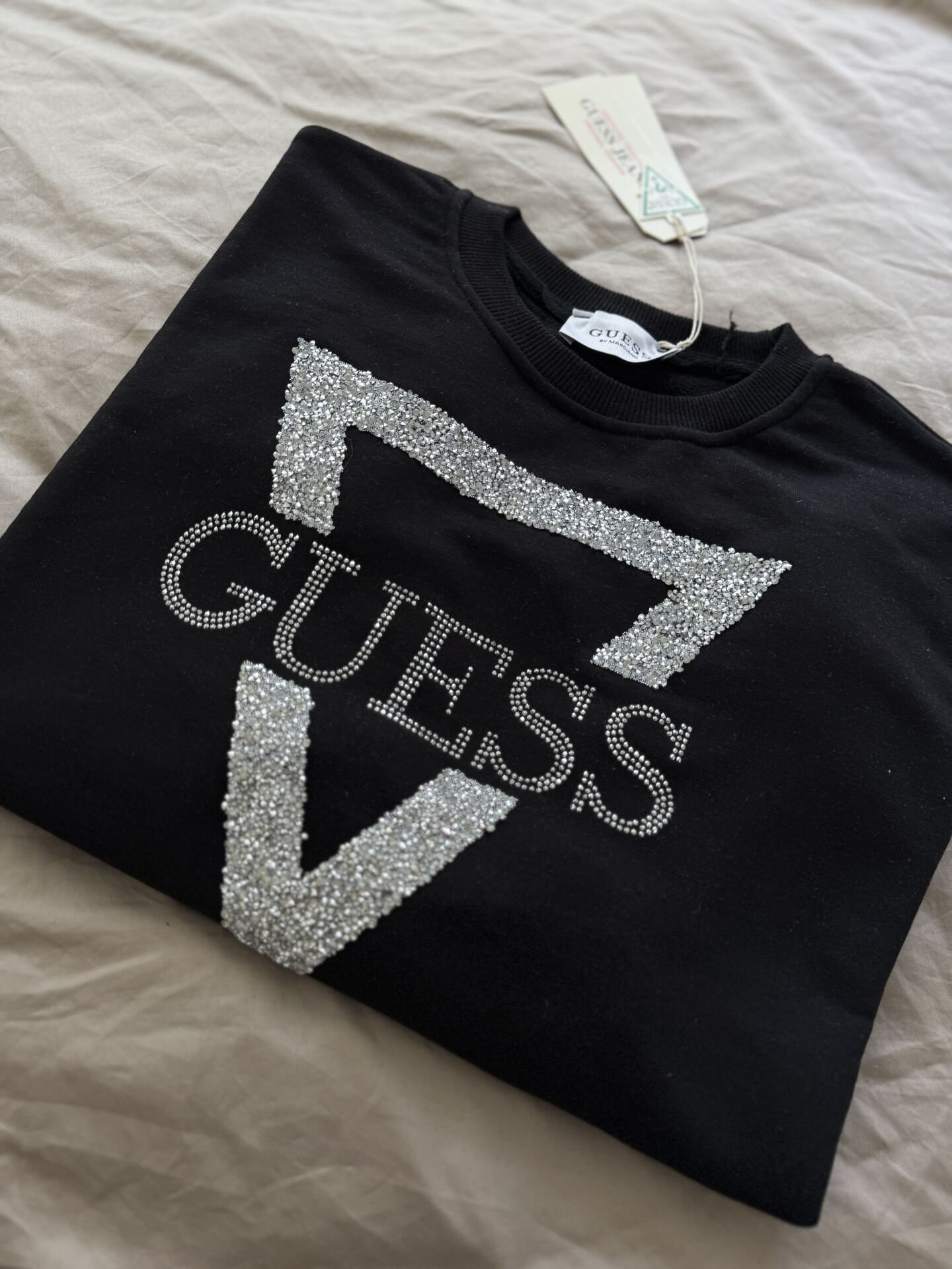 Taşlı G Sweat Siyah ?