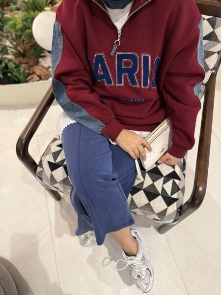 Kot Detaylı Paris Sweat