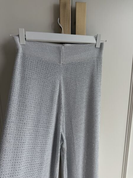 Simli Triko Pantolon