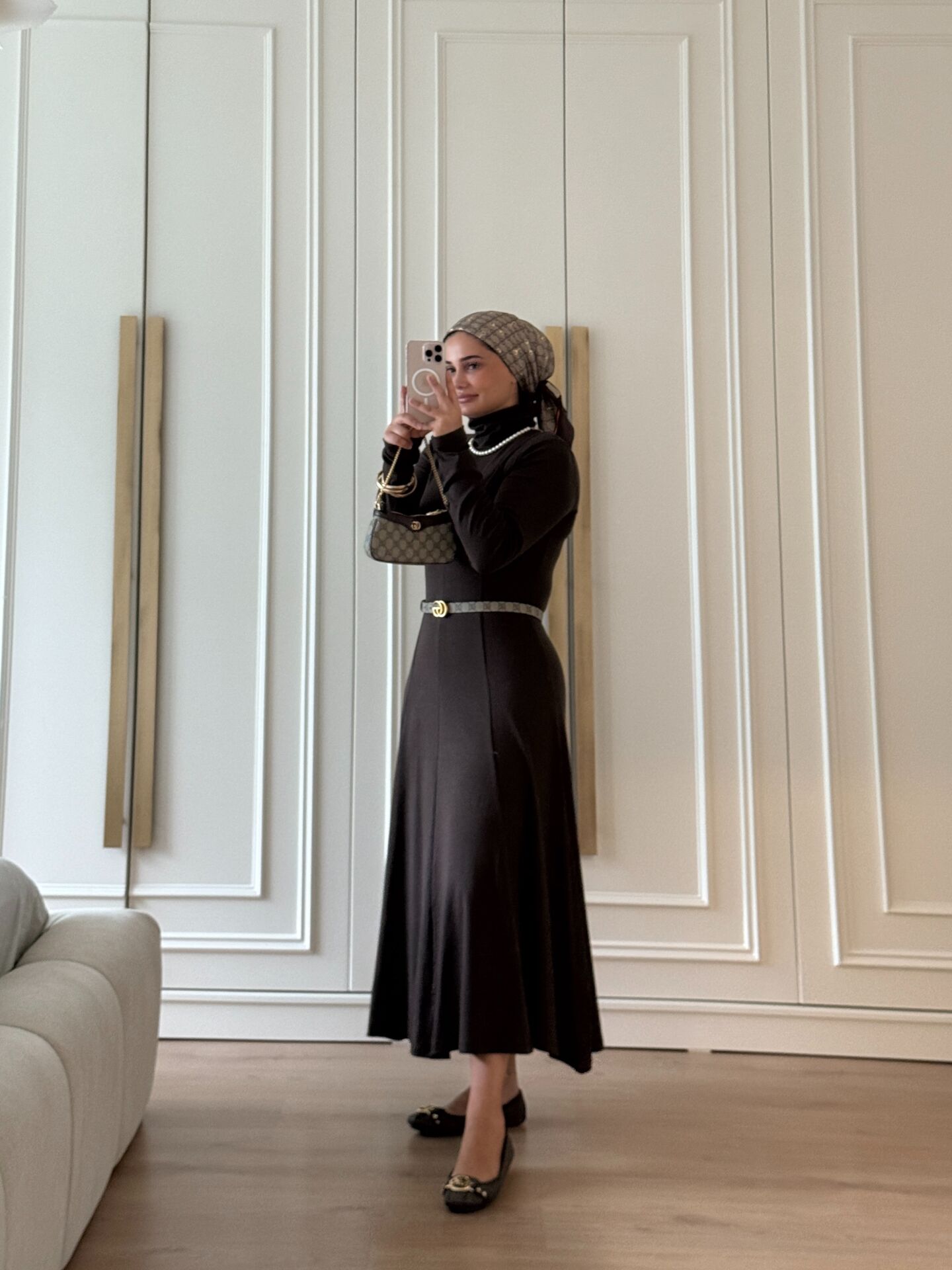 Eylül Elbise Kahverengi
