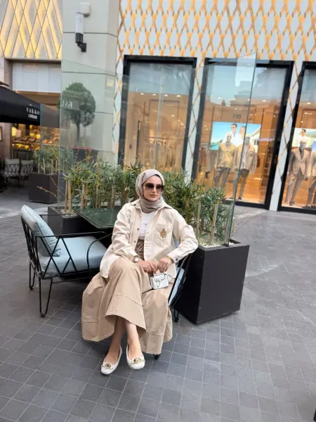 Astarlı Poplin Etek