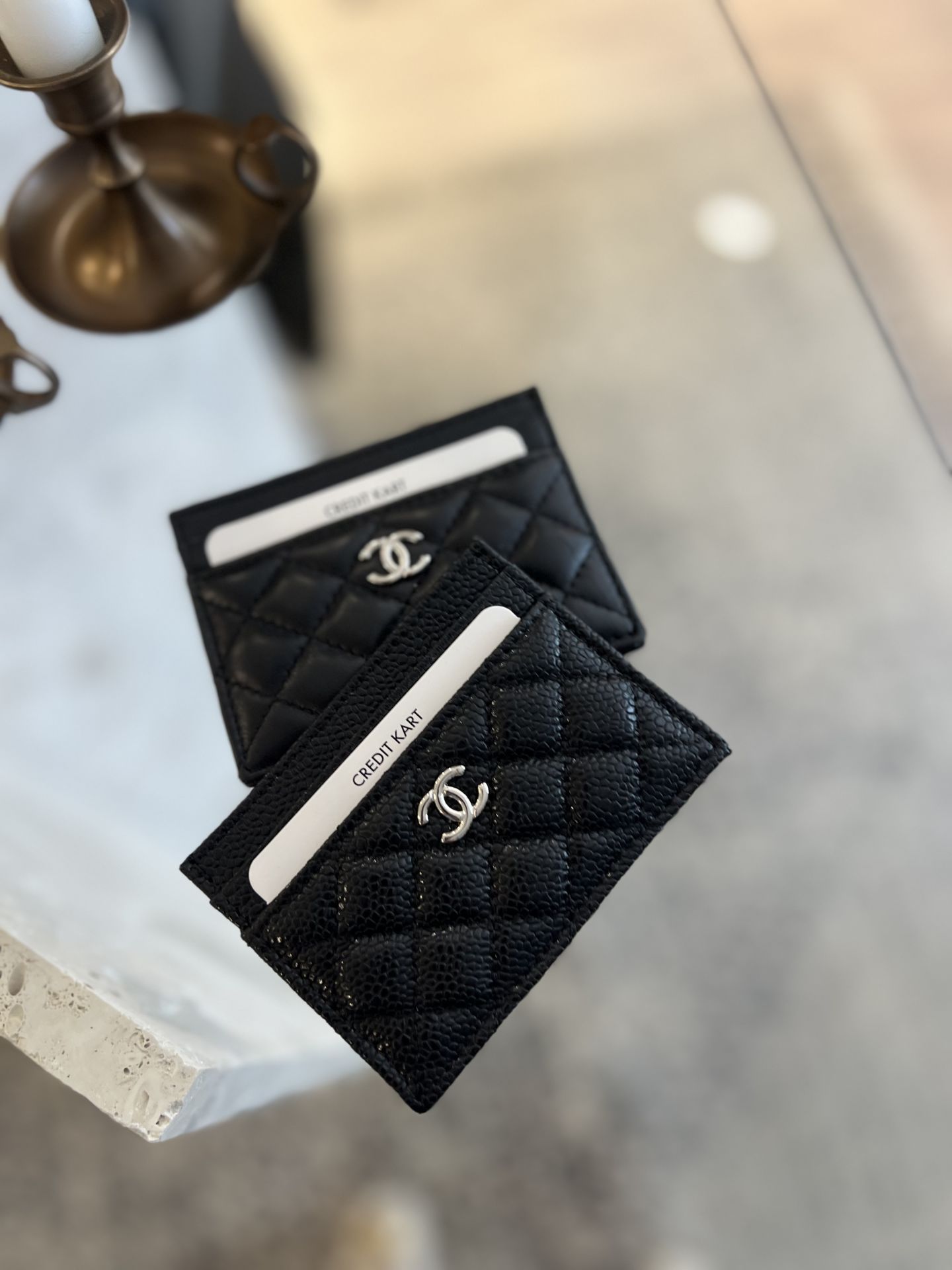 Chanel Deri Kartlık