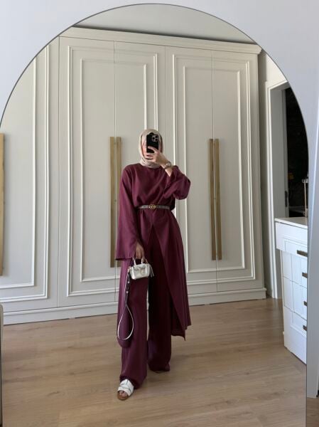 Rahat Cupra Kumaş Takım Bordo