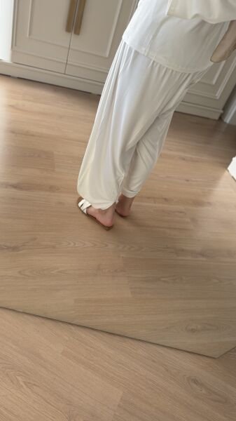 Oysh Şalvar Takım Beyaz