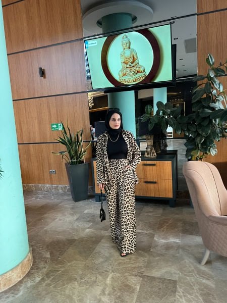 Pantolonlu Leopar Takım