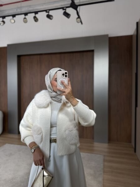 İthal Kürklü Ceket