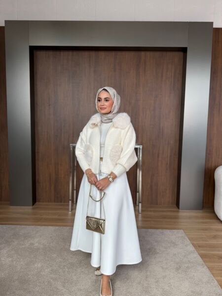 İthal Kürklü Ceket