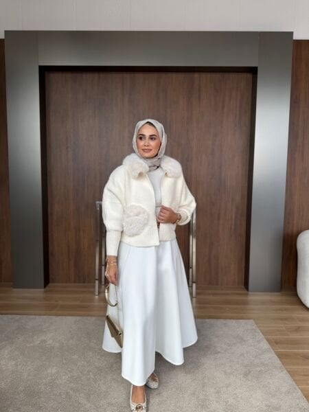 İthal Kürklü Ceket