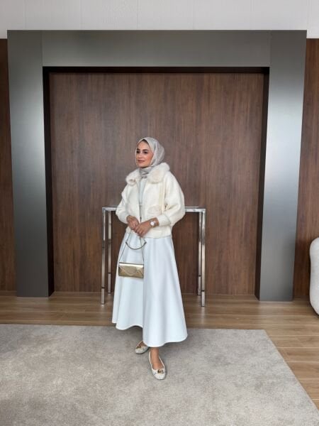 İthal Kürklü Ceket