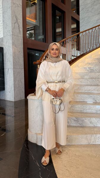 Kimono Ceket Beyaz