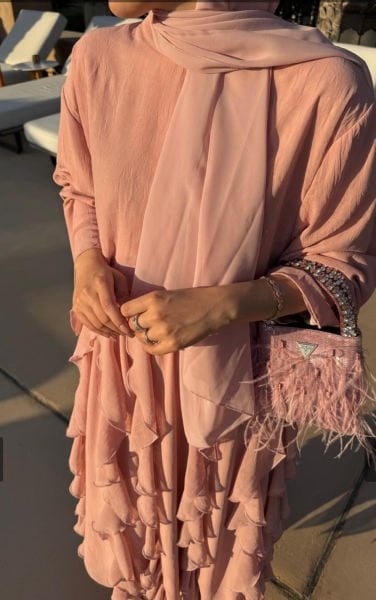Fırfırlı Takım Pembe