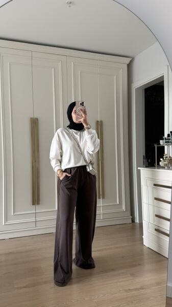 Nervürlü Eşofman Altı