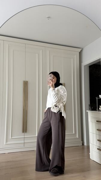 Nervürlü Eşofman Altı