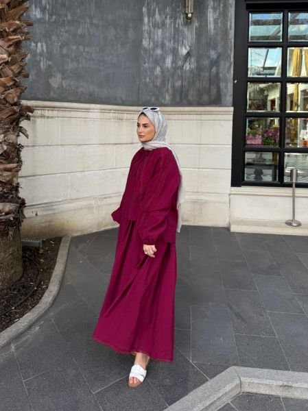 Pamuklu Takım Bordo