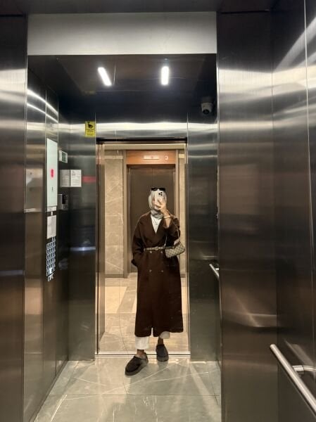 Uzun Hırka Kahverengi