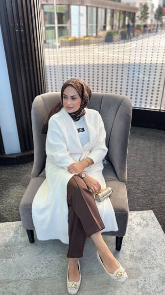 Kuşaklı Angora Hırka