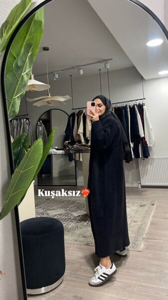 Kuşaklı Angora Hırka