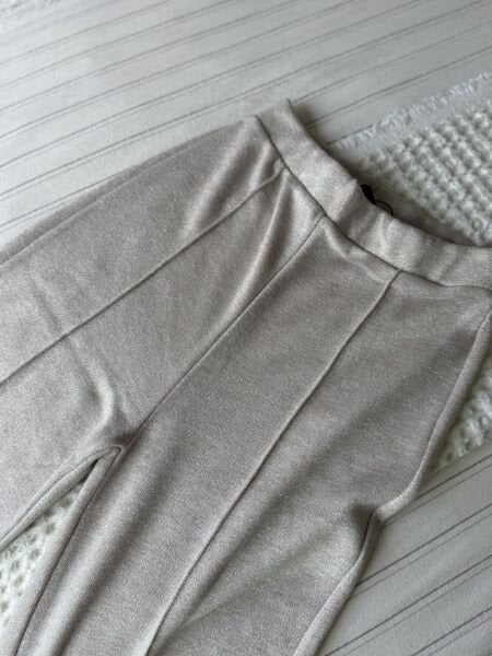 Parıltılı Triko Pantolon