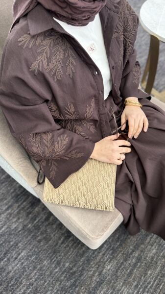 Nakışlı Keten Takım