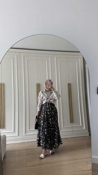 Kemerli Leopar Etek