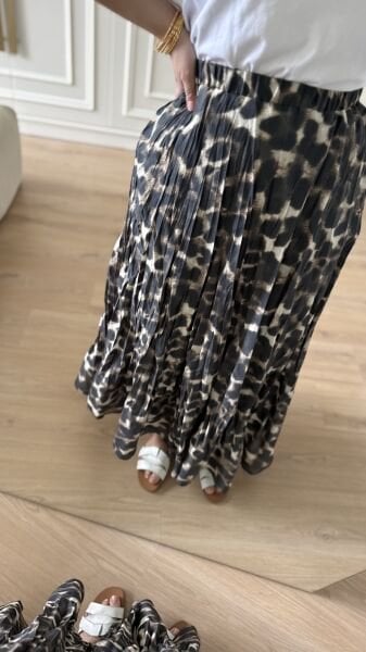 Kemerli Leopar Etek