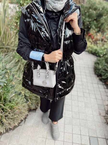 Rugan Şişme Yelek Siyah