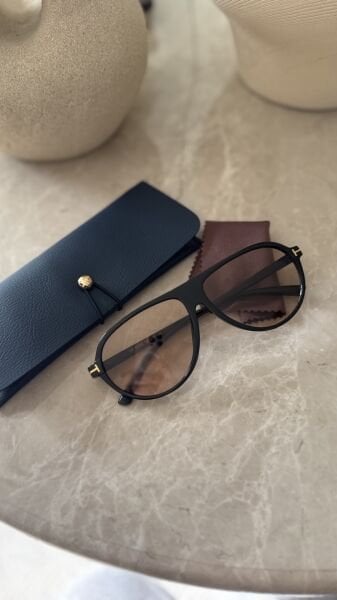 Kemik Gözlük Siyah