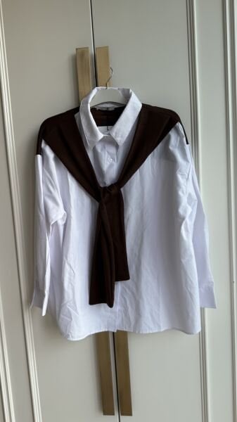 Şal Detaylı Gömlek