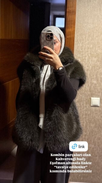 Lolita Kürk Kahverengi