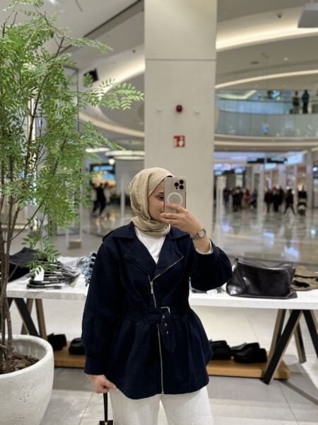 Belden Oturtmalı Ceket