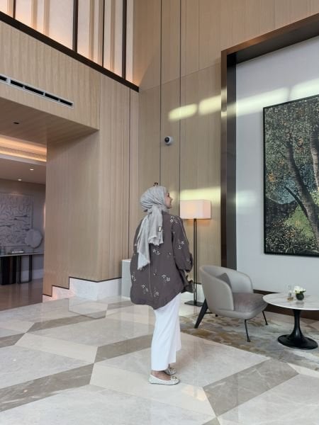 İşlemeli Kimono Kahverengi