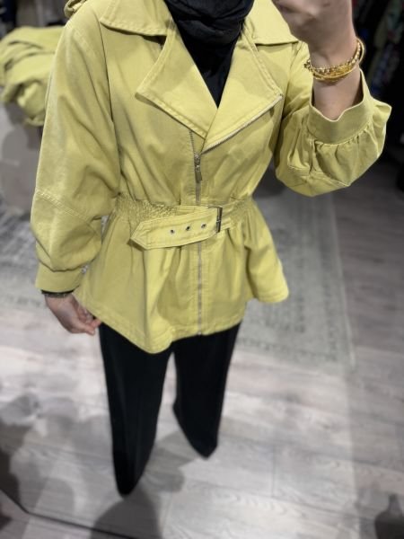 Yellow Ceket Ön Sipariş