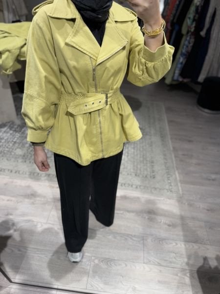 Yellow Ceket Ön Sipariş