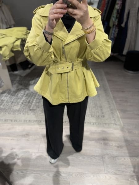 Yellow Ceket Ön Sipariş