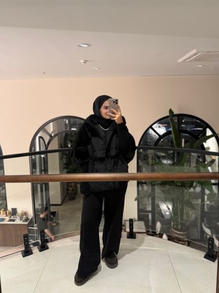 Kapşonlu Kürk Mont