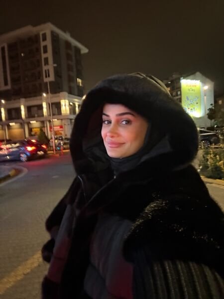 Kapşonlu Kürk Mont