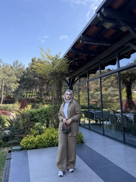 Premium Keten Takım Toprak
