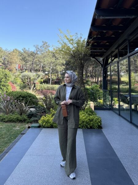 Premium Keten Takım Haki