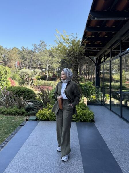 Premium Keten Takım Haki