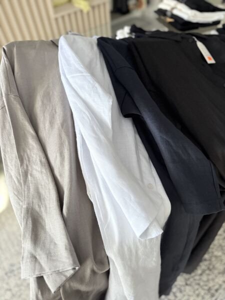 Keten Gömlek Elbise