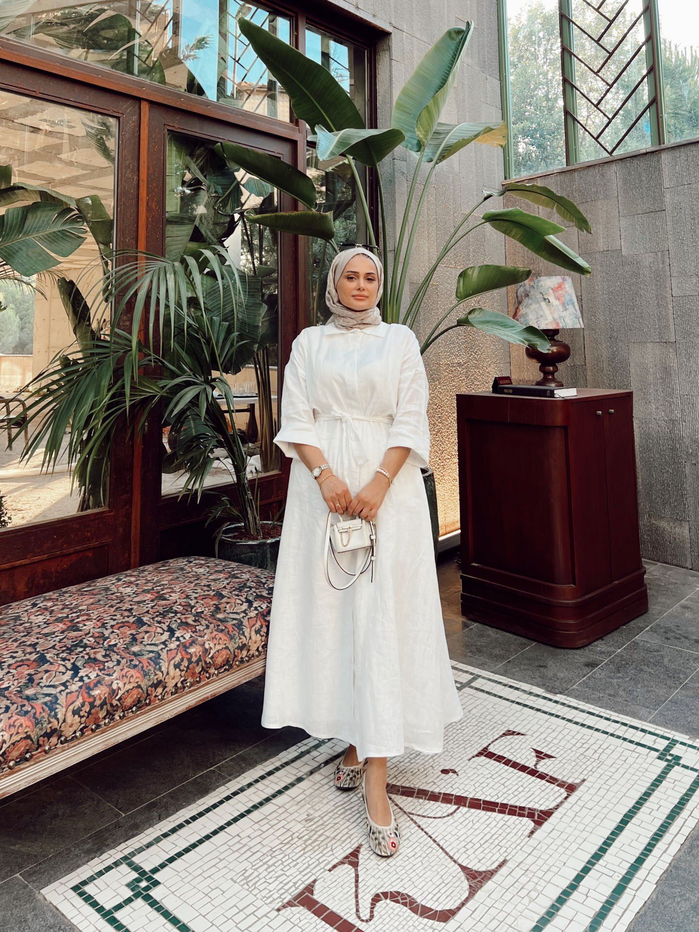 Keten Gömlek Elbise