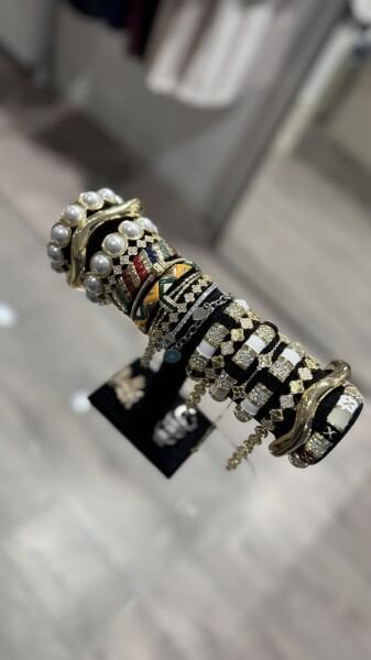 Taşlı Yonca Bileklik