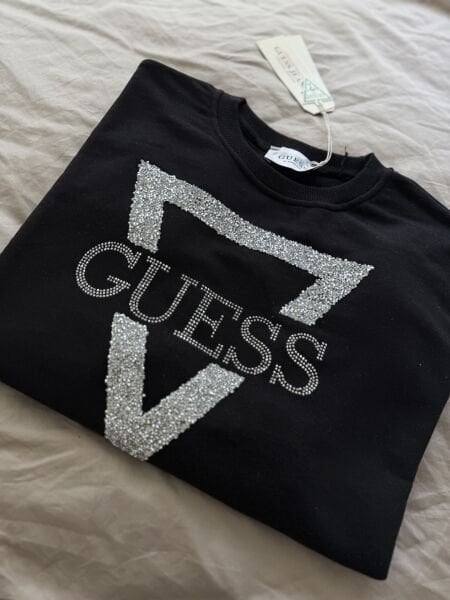 Taşlı G Sweat Siyah ?