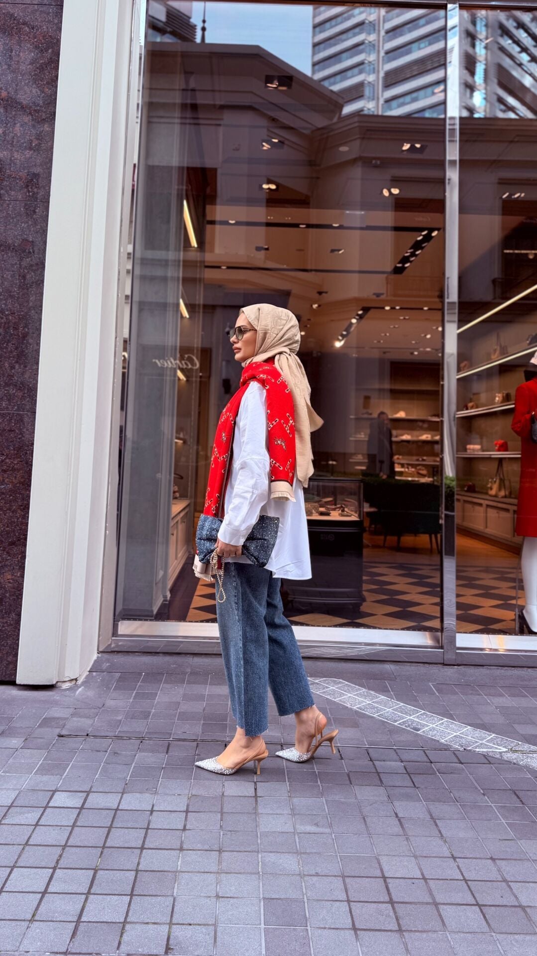 Pamuklu Oversize Gömlek Beyaz