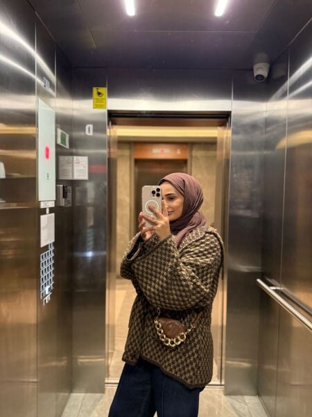 Oversize Triko Ceket