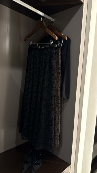 Dantelli Etek Kahverengi