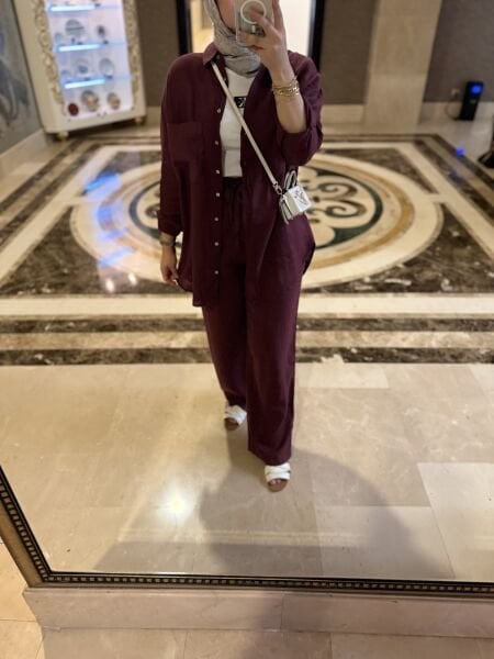 Keten Takım Bordo