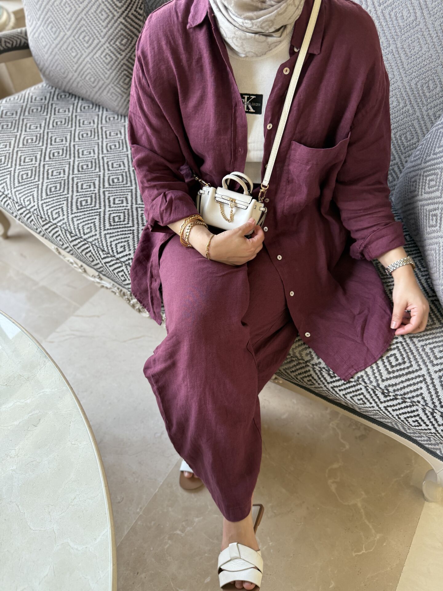 Keten Takım Bordo