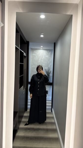 Tensel Denim Takım Siyah