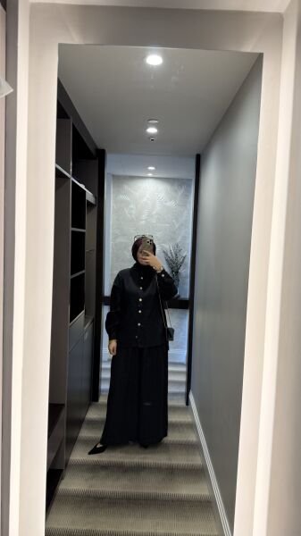 Tensel Denim Takım Siyah